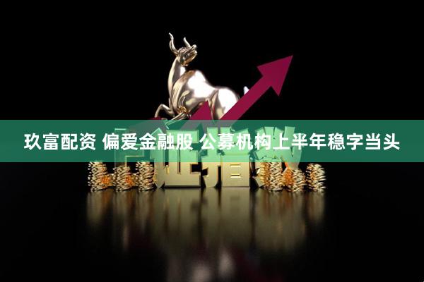 玖富配资 偏爱金融股 公募机构上半年稳字当头